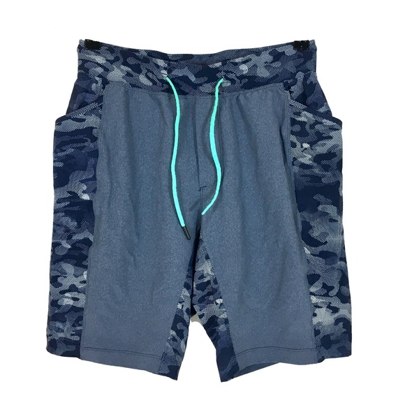 Lululemon Mens Shorts S Blue Camo 